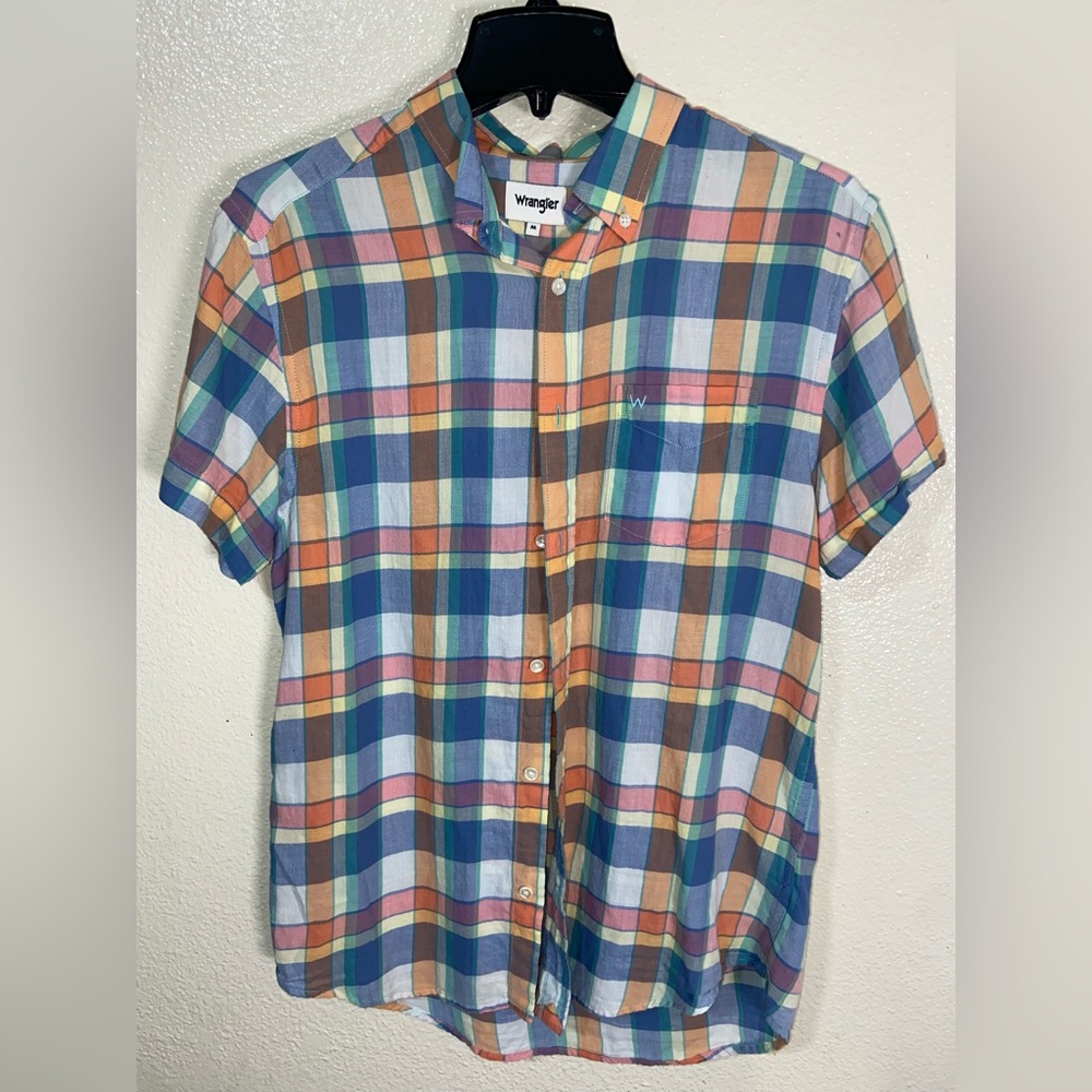 Wrangler Men's Multicolor Plaid Shirt